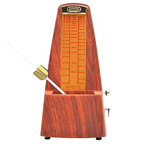 Hoseyin Mechanical Metronome, Universal Metronome For Piano, Guitar, Violin,Drums And Other Instruments (Standard,Wood) #TOP17