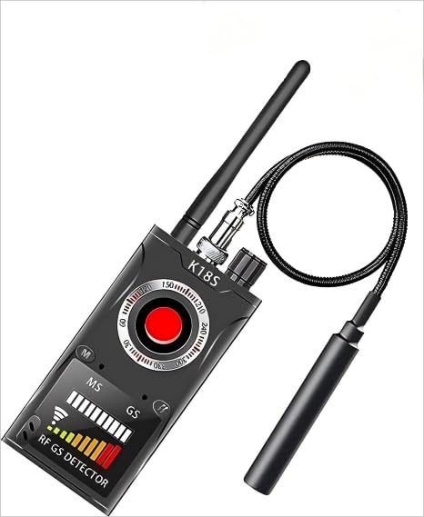 6-in-1 Anti Spy Hidden Camera Detector Bug Detector Device Radio Frequency RF Detector GPS Tracker Finder Listening Device