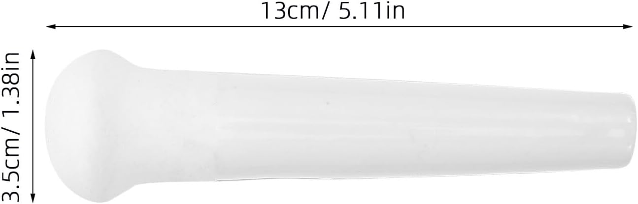 IDEANATEGRATE 4pcs Ceramic Grinding Pestle Set for Paint Making, Thangka Painting Tool 13cm Rods, Artist Paint Muller for Oil, Tempera Acrylic Pigment Grinding in Art Supplies