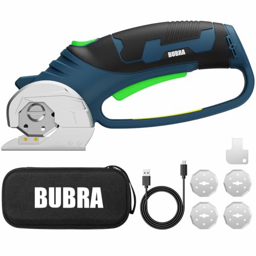 Cordless Electric Scissors for Cardboard Cutter with 4 SK5 Blades