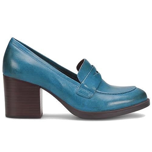 Image of SHODENSE Women Vintage Chunky Heel Loafers Pumps Platform Round Closed Toe Oxford Shoes Burnished Patent Matte Suede Slip On Dress Loafer Block Stacked Heels Office Formal Work Business 4-11 M US