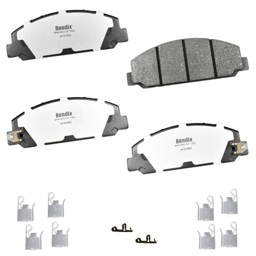 Image of Bendix Fleet Metlok MKD1683FM Semi-Metallic Brake Pads for Hino 195 2020-2012, 195DC 2014, 195h 2020-2012