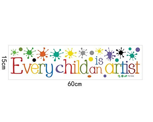 Vinilo decorativo con frase para habitación infantil miniatura 3