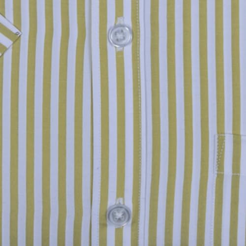 Image of ACCOX Men's Breathable Cotton Half Sleeves Regular Fit Checkered Striped Formal Shirt for Men (GCR338)
