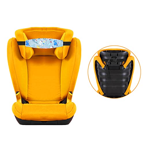 Image of Baby Carseat Head Support,Car seat Straps Pillow Support Ban,Stroller Neck Relief Strap Headrest,Slumber Sling Sleep Positioner for Toddler Infants Child Children Kids(Gray Whale）