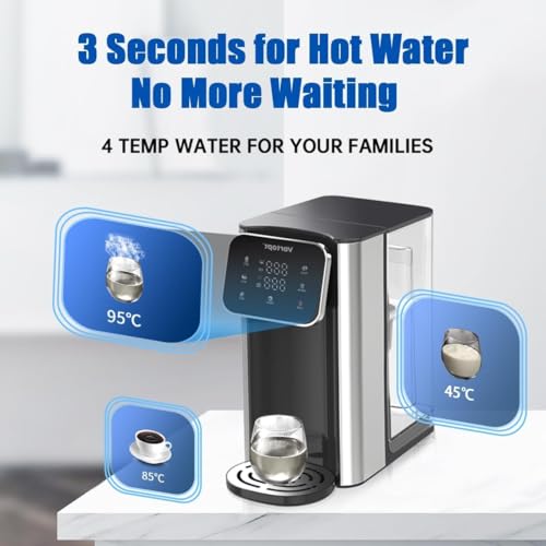 Distributeur d'eau de comptoir Vortopt pour thé et café parfaits