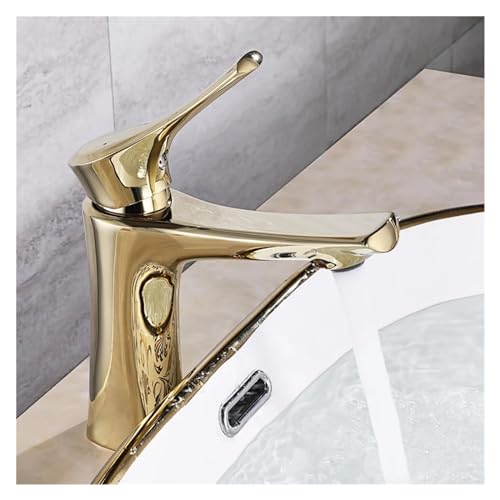 Robinet à poignée monté sur comptoir pour mélangeur lavabo salle de bains - 4