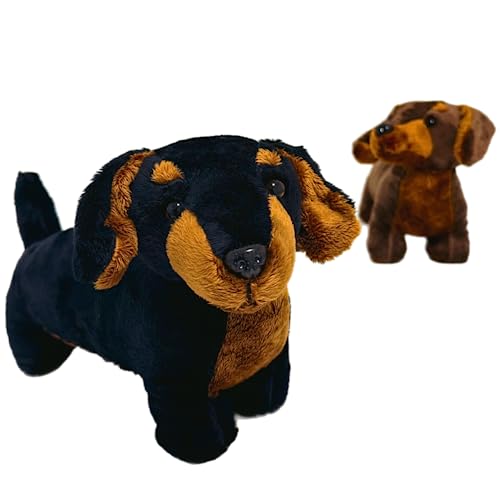 PMS - Peluche de Perro (30 cm, Salchicha de Salchicha, Color Aleatorio enviado)