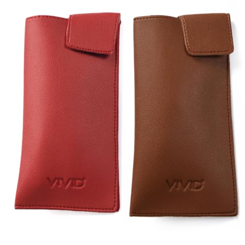 Image of VIVID Unisex Specs Valcro Eyewear Dabbi Artificial Leather Soft Case Cover