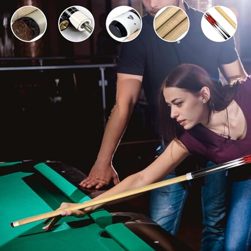 Queue de billard 13 mm en bois d'érable avec procédé multicouche - 5