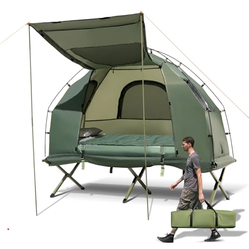 LDAILY 5-in-1 Elevated Tent Cot