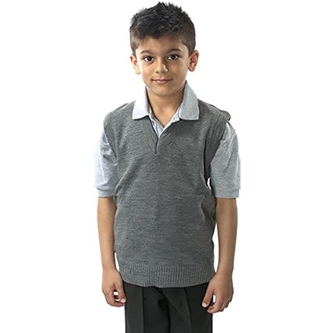Manchester Clothing Kids Slipover Tank Top Jumper Navy 11-12 Years Cover