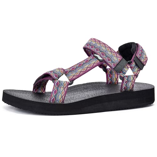 YOCCI Women's Original Sport Sandals Hiking Sandals with Arch Support Yoga Mat Insole Light Weight...