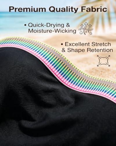 Image of Daci Women Strapless Tankini Tummy Control 2 Piece Bandeau Swimsuit
