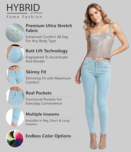 Image of Hybrid & Company Women's Stretch Denim Jeans