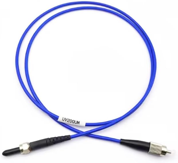 SMA905 Fiber Optic Jumper SMA Laser Spectrometer Line VIS-IR Infrared Light 50-600um Laser Pump Source Energy Connector (SMA905-FC PC 1M, VIS-IR600um)