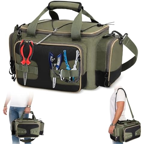 LYtech Large Multi-Pocket Fishing Bag Cover