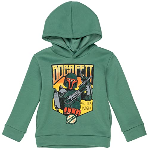 STAR WARS Boba Fett Fleece Pullover Hoodie Little Kid to Big Kid3