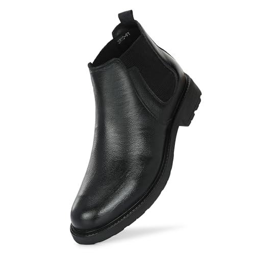 Image of GALEX Leather Chelsea Boots for Men | Trendy, Stylish & Casual Boots