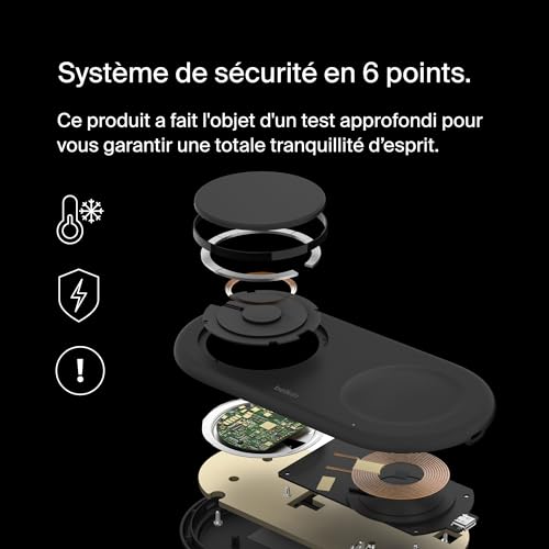 Belkin BOOST CHARGEPRO Magnetic Charg Pad Blk - vue 7