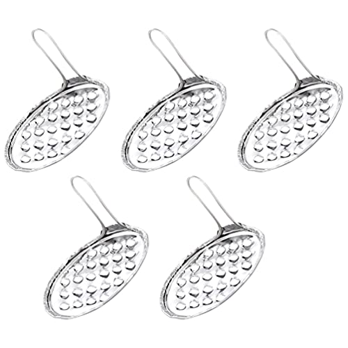 Cabilock Jelly Slicer DIY Jelly Cutter Tool 5 Pcs Stainless Steel Scrapers Household Cheese Fruit Scrapers