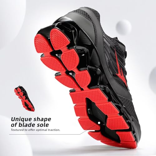 Image of Mens Running Shoes Mesh Breathable Trail Runners Fashion Sport Blade Walking Tennis Sneakers
