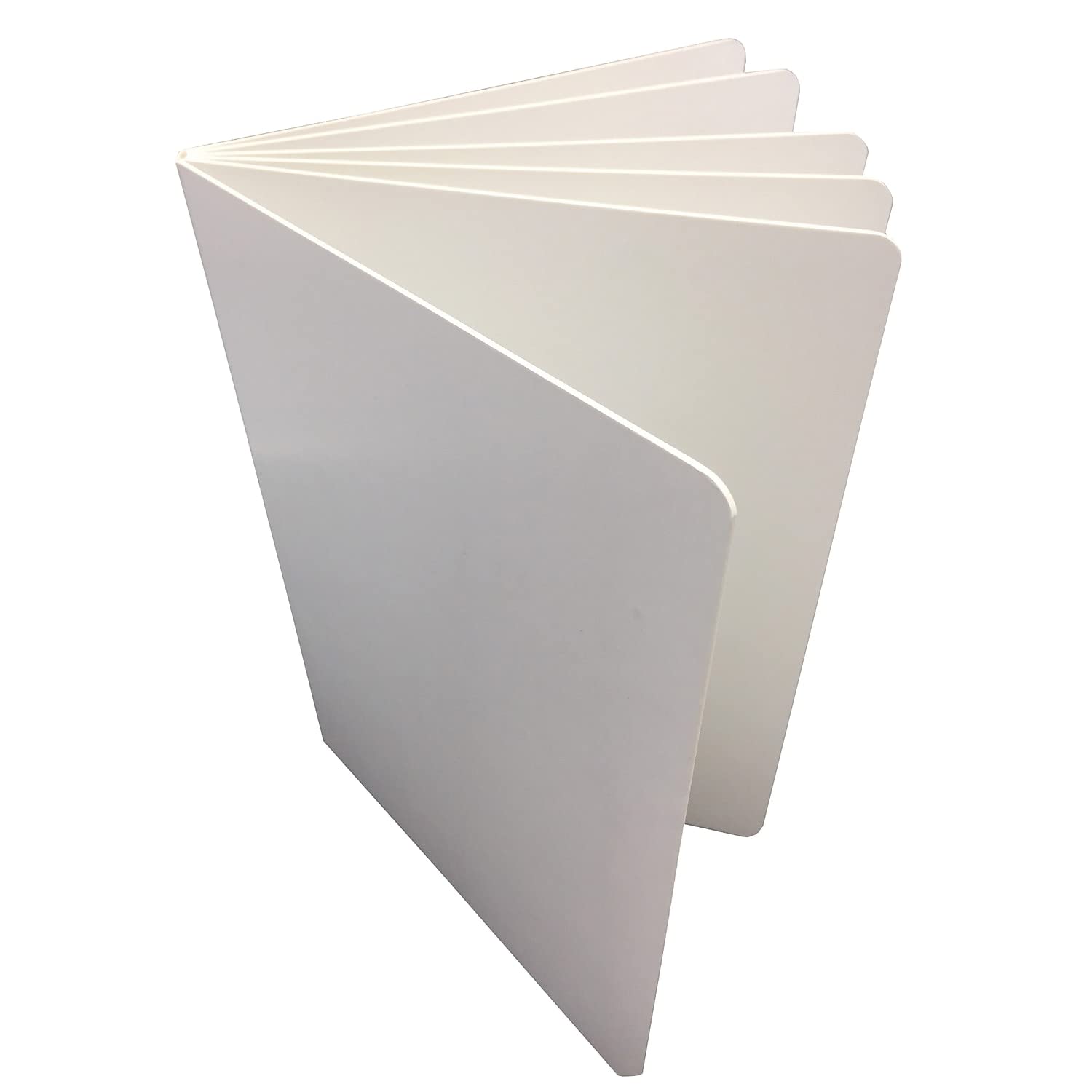 Ashley Productions Blank Chunky Board Book, 6" x 8" Portrait, White, Pack of 6 - Image 2
