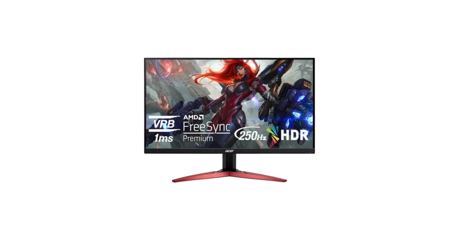 Amazon.com: Acer KG251Q Monitor para juegos, AMD FreeSync