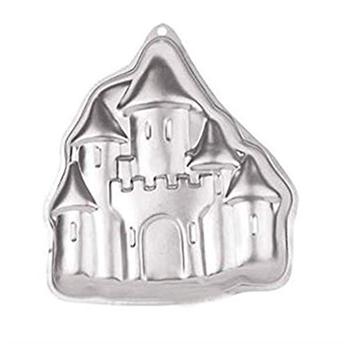 Image of Ulalaza Aluminum Cake Mold 3D Castle Shape Baking Pan DIY Birthday Cake Mould Kitchen Supplies