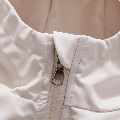 Kids Girls Cute Hoodie Rain Jacket Zip Up Solid Color Long Sleeve Windbreaker Adorable Lightweight Coat For Toddler Boys2