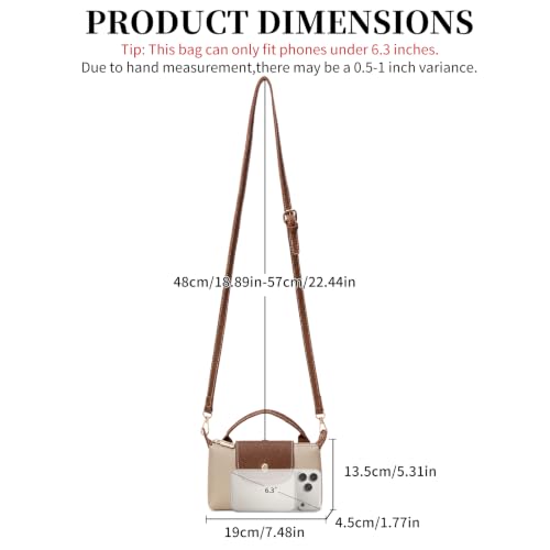 Image of RNIEGA Mini Crossbody Bag for Women Nylon Handbag Purses Phone Bags