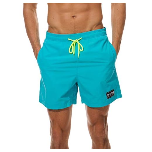 ZAPZEAL Badehose für Herren Atmungsaktiv Wasserabweisend Badeshorts Männer Trainingsshorts Elastisch Verstellbar mit Tunnelzug für Schwimmen Täglich,Himmelblau XS = Label M 3 ZAPZEAL Badehose für Herren Atmungsaktiv Wasserabweisend Badeshorts Männer Trainingsshorts Elastisch Verstellbar mit Tunnelzug für Schwimmen Täglich,Himmelblau XS = Label M