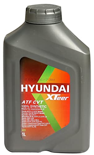 Hyundai XTeer CVT 100% Synthetic Automatic Transmission Fluid, 1L, Compatible with Multiple CVT Models