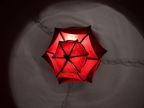 Marokko orientalische Decken Lampe Leuchte Henna Leder - 905386-0010 – Bild 4