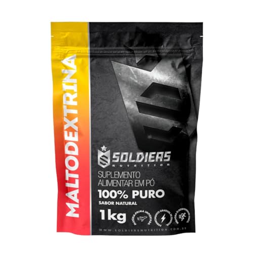Maltodextrina 1Kg - 100% Puro Importado - Soldiers Nutrition