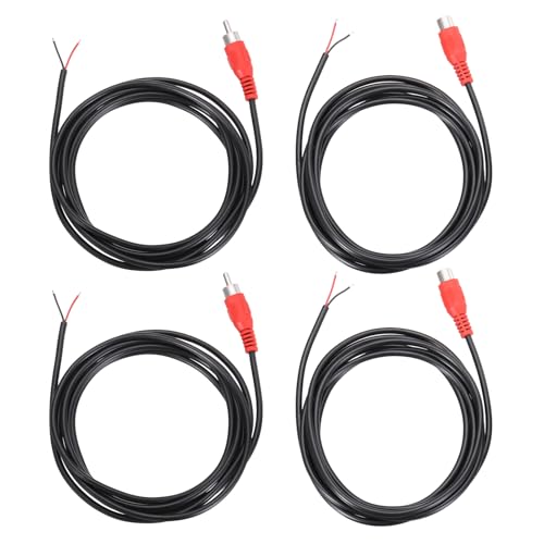 Cable audio RCA a hilo pelado para conectar altavoces antiguos a un amplificador de salón