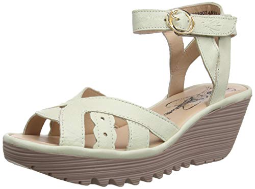 Fly London Yrat021fly, Sandalia con Pulsera para Mujer, Marfil (Offwhite (Rose Sole) 007), 40 EU