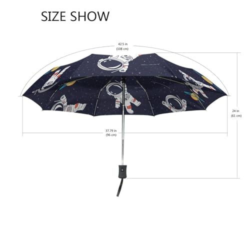 Parapluie compact automatique GAIREG Astronaute Space Star - 3