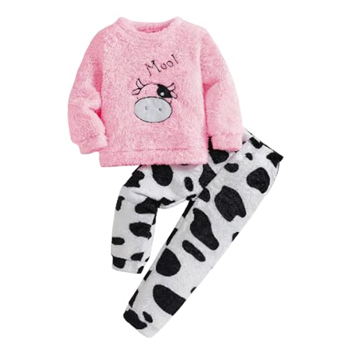 Tenue enfant 4 ans contre le froid hivernal avec ensemble sweat et pyjama polaire doux