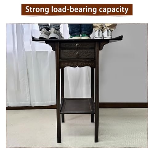 Table d'autel en bambou compacte pour organiser vos objets de pooja - 6