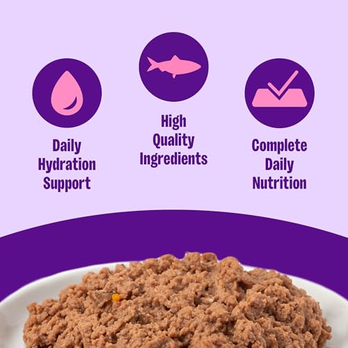 Image of Wellness Complete Health Pate Kitten Canned Wet Cat Food, Natural, Protein Rich, Grain Free, Whitefish and Tuna Entree Recipe, 3 oz, Pack of 24 Cans