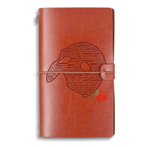WHLBHG Opera Gift Theatre Musical Gifts Phantom Mask A6 Size Refillable Journal Notebook Phantom Gift Broadway Musical Notebook(phantom mask A6)