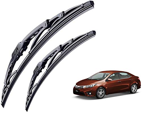 Image of WolkomHome High Performance OE Car Wiper Blade Replacement set of 2 Pc Right 26 inch Left 14 inch for Corolla Altis
