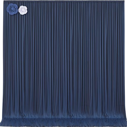 Tissu de fond bleu marine pour studio photo et réception de scène