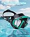 Seago 3 Window Swim Goggles with Nose Cover, Panoramic HD Clear Vision Anti-Leak Tempered Lens Swim Mask, Suitable for All Scenarios Water Pool Goggles Swimming Adult Women Men Youth Junior