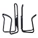 FiveBox 2-Pack Lightweight Aluminum Alloy Bicycle Water Bottle Cage Holder for Outdoor Activities-Black