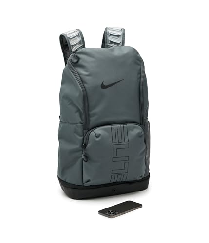 Image of Nike, Unisex, Varsity Elite Backpack (32L), Iron Grey /Black /Black, One Size