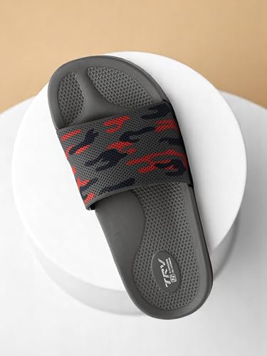 Image of TRV Classic Ultra Soft Sliders /Slippers with Cushion FootBed for Boys & Girls | Comfortable & Light Weight | Stylish & Anti-Skid | Waterproof & Everyday Flip Flops for Boys& Girls jungle