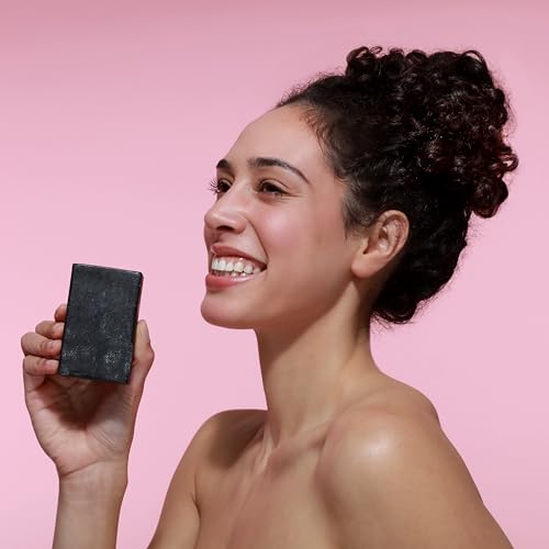 Image of Dr. Natural Black Bar Soap - Gentle Moisturizing Soap Bar - Anti Acne and Blemishes - Moisturizing, Pore Cleanser - Natural African Body Wash - 2 pcs