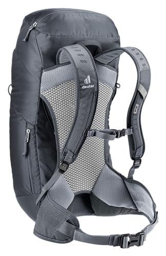 Image of Deuter Unisex Black AC Lite 30L Rucksack with Compact and Comfortable for Day Hiking and Lightweight Treks